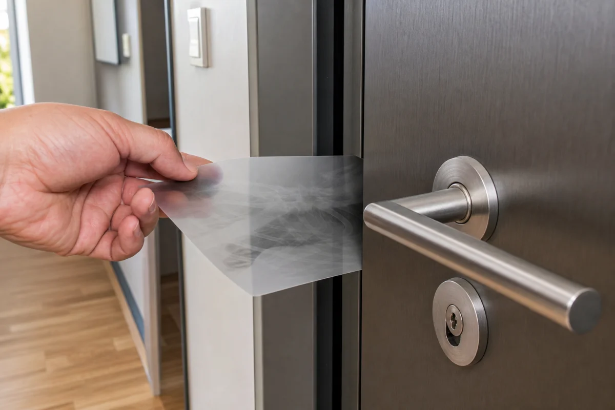 ouvrir porte blindée