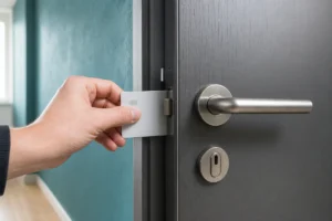 ouvrir porte blindée