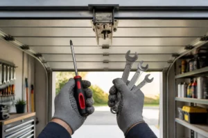 changer serrure porte garage basculante
