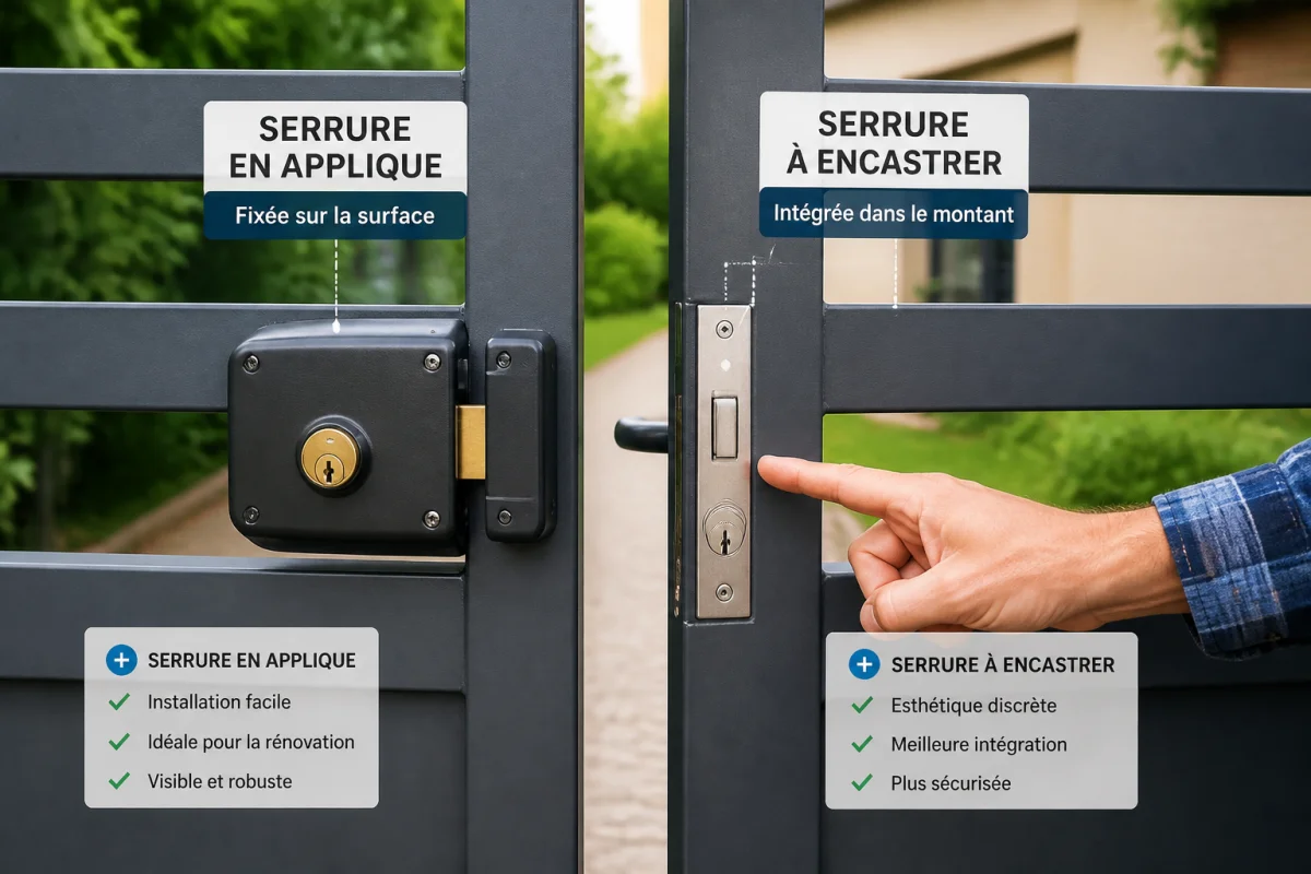 changer serrure portail