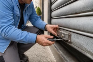 changer serrure rideau metallique
