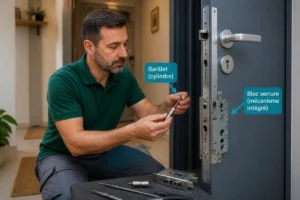 changer serrure porte blindée hlm