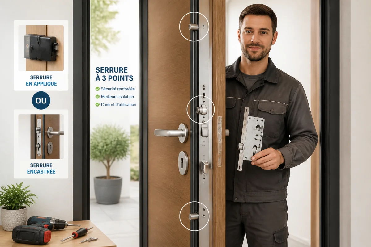 changer serrure trois points